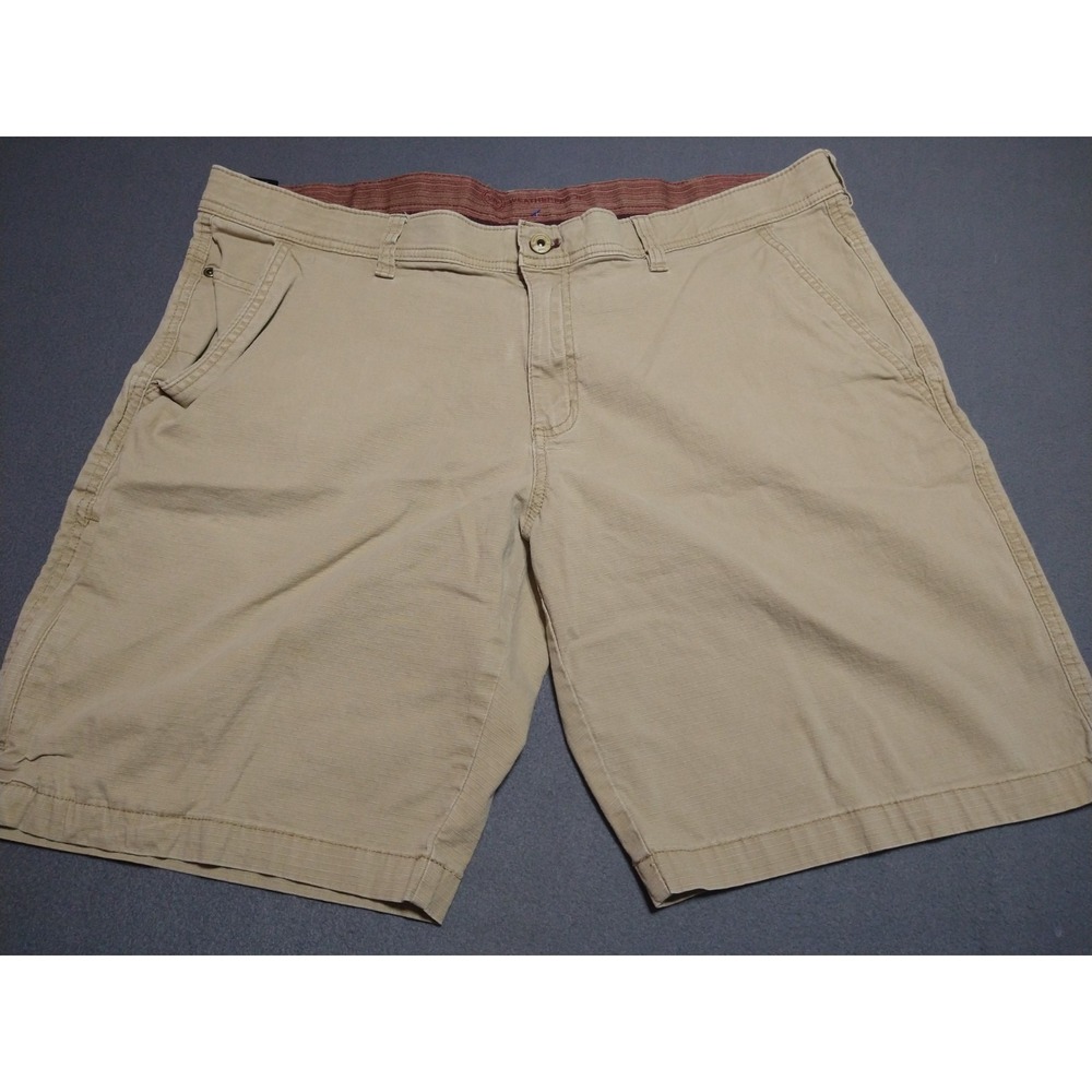 Weatherproof Shorts Mens W40 L9 Beige Khaki Utility Pocket Flat Front Outdoors